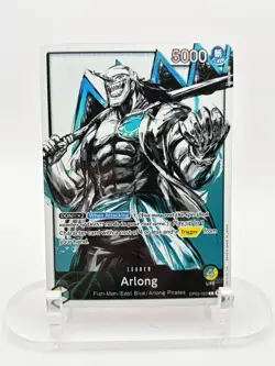 One Piece TCG Arlong Leader Alt Art OP03-022 Pillars of Strength NM English - Image 1