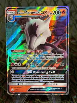 ALOLAN MAROWAK GX SM187 ~ Pokemon TCG: Sun & Moon Black Star PROMO - Image 1