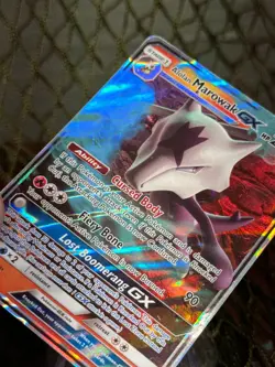 ALOLAN MAROWAK GX SM187 ~ Pokemon TCG: Sun & Moon Black Star PROMO - Image 4