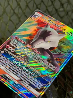 ALOLAN MAROWAK GX SM187 ~ Pokemon TCG: Sun & Moon Black Star PROMO - Image 5