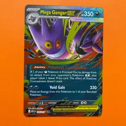Mega Gengar ex 125/217 Mega Attack Rare Ascended Heroes Pokemon Card NM MAR ME - Image 2