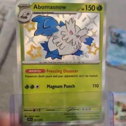 Abomasnow - 101/091 - Baby Shiny - Paldean Fates - Pokemon Card - NM/M - Image 1