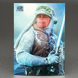 2025 Topps Star Wars Chrome Galaxy Luke Skywalker #84 Prism Refractor 26/75 - Image 1