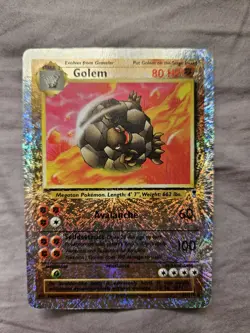 Golem 24/110 Legendary Collection Reverse Holo Rare Pokemon - Image 1