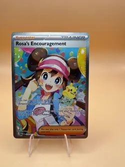 Pokemon TCG Rosa's Encouragement 123/088 Perfect Order Special Illustration Rare - Image 1