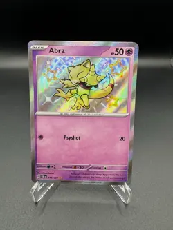 Pokemon TCG Abra Card 148/091 Baby Shiny Paldean Fates Scarlet & Violet NM - Image 1