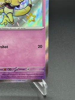 Pokemon TCG Abra Card 148/091 Baby Shiny Paldean Fates Scarlet & Violet NM - Image 4