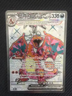 Pokemon TCG Charizard ex Sv03: Obsidian Flames 215/197 Holo Ultra Rare - Image 1