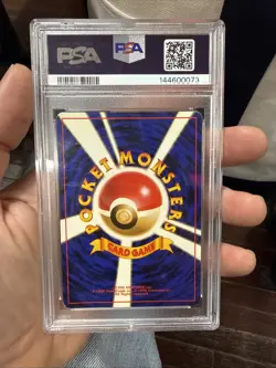 Pokemon Japanese 1997 Mystery of Fossils DITTO #132 PSA 4 HOLO RARE - Image 2