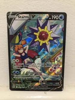Pokemon TCG Starmie V Sword & Shield Mfg-Astral Radiance Tg13/Tg30 Holo Ultra... - Image 1