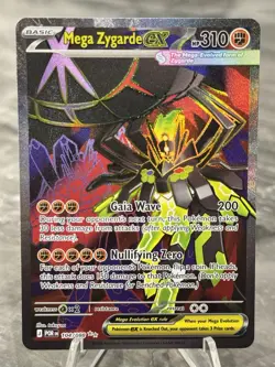 Pokemon TCG Mega Zygarde EX 104/088 Full Art Perfect Order - Image 1