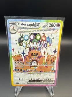 Pokemon TCG Palossand EX Full Art Ultra Rare Card Surging Sparks 221/191 - Image 1