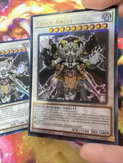 Yugioh! CHAOS ANGEL RA05-EN043 Collector Rare + Ultimate Rare 1st ED NM - Image 3