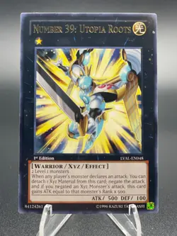 Yugioh - Number 39: Utopia Roots - LVAL-EN048 - Ultimate Rare - 1st Edition - NM - Image 1