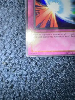 Mirror Force MRD‑138 | Yu‑Gi‑Oh! | Secret Rare | 1996 | Moderate Play / Creased - Image 5