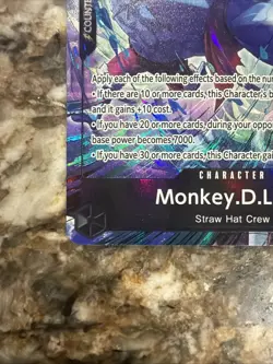 Monkey.D.Luffy (OP15-092) (Alternate Art) One Piece Adventure on Kami's Island🔥 - Image 5
