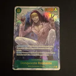 Donquixote Rosinante OP04-119 8 Cost 8000 Holo Character Card One Piece CCG - Image 1