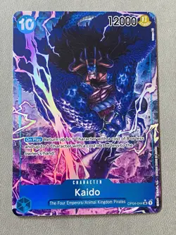 Kaido • OP04-044 Alt Art Holo Kingdoms of Intrigue One Piece TCG NM - Image 1