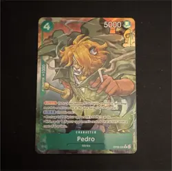Pedro OP08-030 Two Legends 4 Cost 5000 Power Foil Blocker Rare One Piece CCG - Image 1