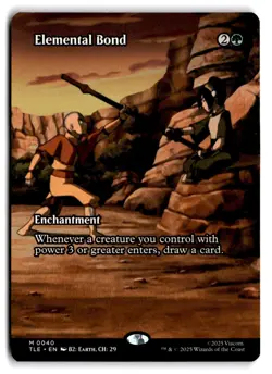 Elemental Bond (Borderless) - NM - TLE Avatar Airbender: Eternal #40 - MTG Magic - Image 1