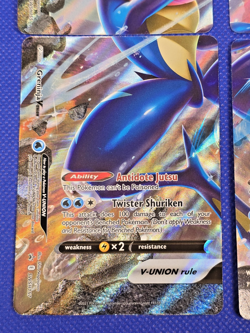 Pokemon TCG Greninja V-Union Holo Card Set of 4 SWSH Promo Cards SWSH155-158 L10 - Image 5