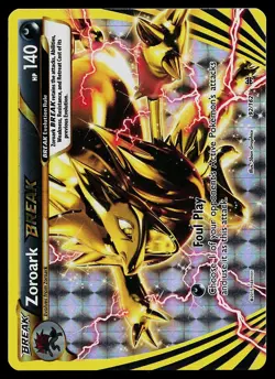 Pokemon Card - Zoroark BREAK BREAKthrough 92/162 Rare 2015 - Image 1