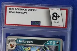 2023 Pokemon Obsidian Flames EN UMBREON #130 Card TCG Graded NM-MT 8.5 130/197 - Image 3