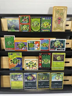 Pokemon Lot of Cards and Stickers Spinarak #167 Spinarak Only Lot of 18 - Image 1