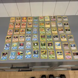 Pokemon TCG 1999 Vintage Lot Of 60 Cards Non-holo HP WOTC! unlimited Neo E - Image 1