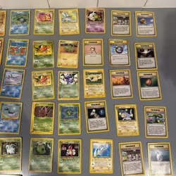 Pokemon TCG 1999 Vintage Lot Of 60 Cards Non-holo HP WOTC! unlimited Neo E - Image 5