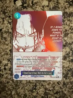 Bandai One Piece CCG Ace Event Card If I Bowed Down to Power OP13-057 English - Image 1