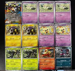 Pokemon Cosmo Holo Promo Card Lot (12) 🌀Swirl – Mega Kangaskhan EX, Raikou NM - Image 2