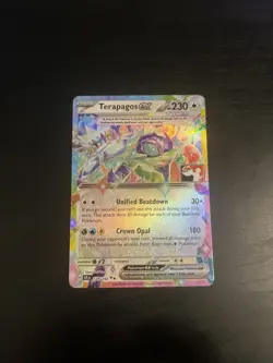 Terapagos ex 128/142 Play Stamp Prize Pack - NM Pokemon Card - Image 1