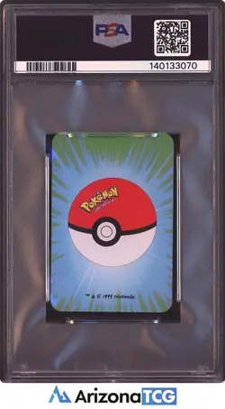 Pokemon 1999 Cubone Ace Of Diamonds Green Bicycle PKMN Mini Playing Card PSA 9 - Image 2
