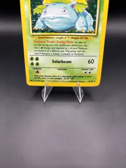 Pokemon Card TCG Venusaur Base Set Holo Unlimited Rare Card 15/102 - LP- - Image 3