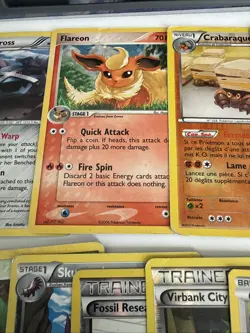 Pokemon Card Holo - Reverse Holo Lot - Regular Damaged Lot - Metagross, Flareon - Image 3