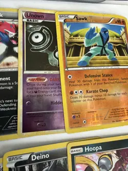 Pokemon Card Holo - Reverse Holo Lot - Regular Damaged Lot - Metagross, Flareon - Image 5