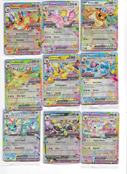 2025 Pokeman Pristmatic Evolution Suprise Stamped EX Promo 9 Card Set All Sealed - Image 1