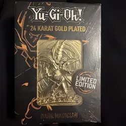 Fanattik - Yugioh - 24k Gold Plated Limited Metal Card /5000 - Dark Magician - Image 1