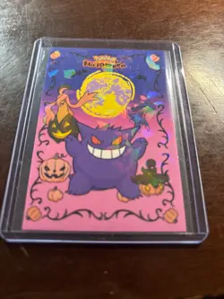Pokemon Halloween Special – Gengar & Pumpkins Holographic Card - Image 1