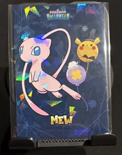 Rare Pokemon Halloween Full Art Mew Card Database Low Pop Card 🎃 - Image 1