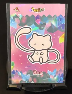 Limited Edition Full Art Rare Smile Mew Pokemon Card Database #0151 ✨ - Image 1