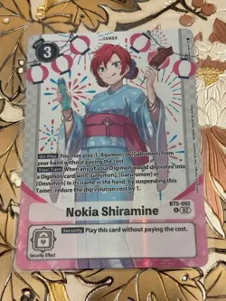 Digimon Card Game Nokia Shiramine Premium Heroines 2 Battle of Omni BT5-092 - Image 1