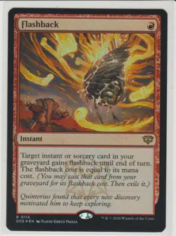 Flashback - Foil Rare MtG Card SOS 115 - Image 1