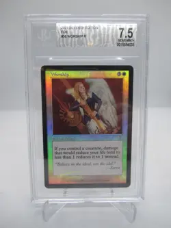 Worship - Foil Magic mtg 7th Edition BGS Graded 7.5 - Image 1