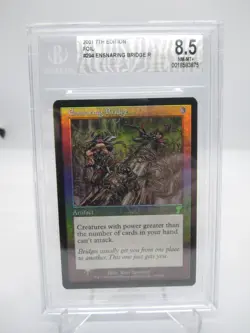Ensnaring Bridge - Foil Magic mtg 7th Edition BGS Graded 8.5 - Image 1