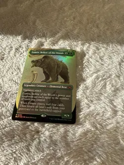 Lumra, Bellow of the Woods (Borderless) (0293) Bloomburrow Foil - Image 1