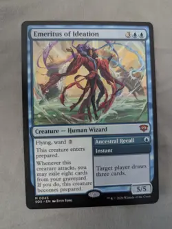 MTG Emeritus of Ideation Secrets of Strixhaven - Image 1