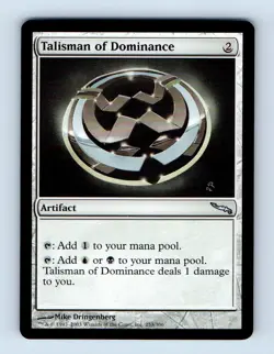 2003 Mirrodin Talisman of Dominance MTG / Magic the Gathering #253 - Image 1