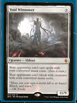 157 MTG Void Winnower Battle for Zendikar BFZ #17 Lightly Played - Image 1